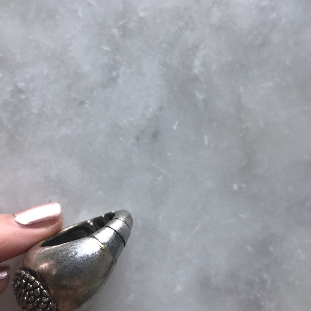 Vintage Silver Statement Ring - image 5